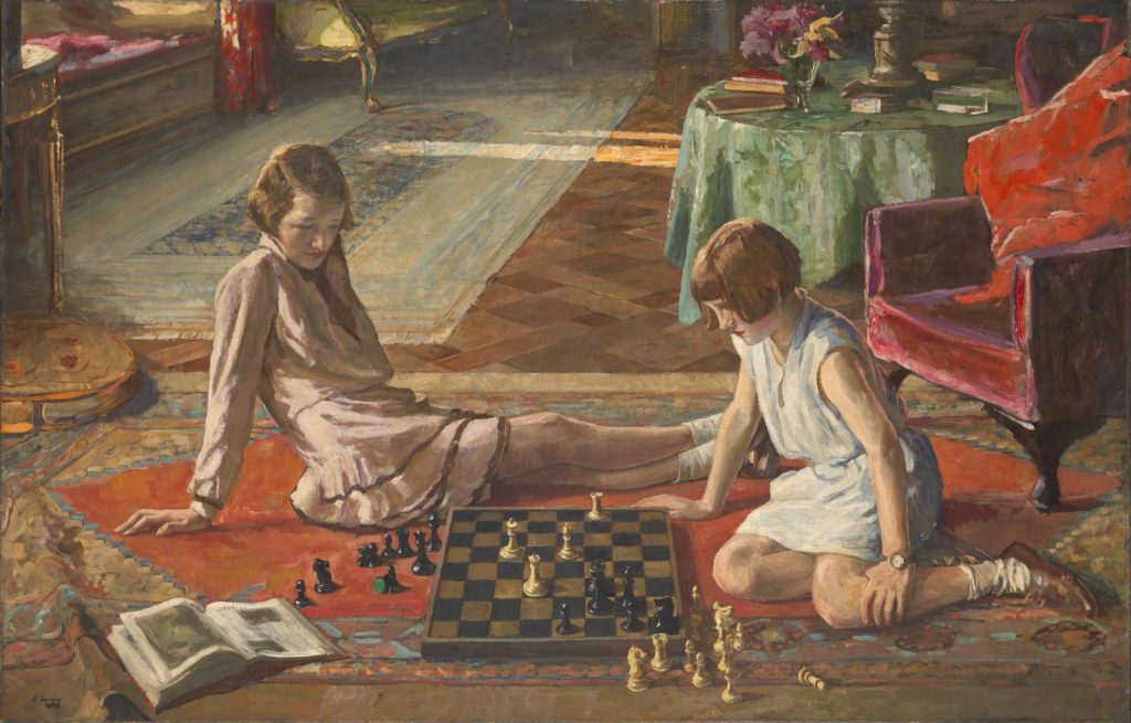 Sir John Lavery, The Chess Players, 1929, Tate Gallery, London, United Kingdom