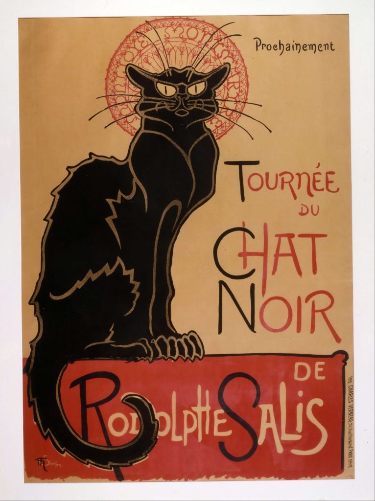 New Year's resolutions: Théophile Steinlen, Tournée du Chat Noir de Rodolphe Salis