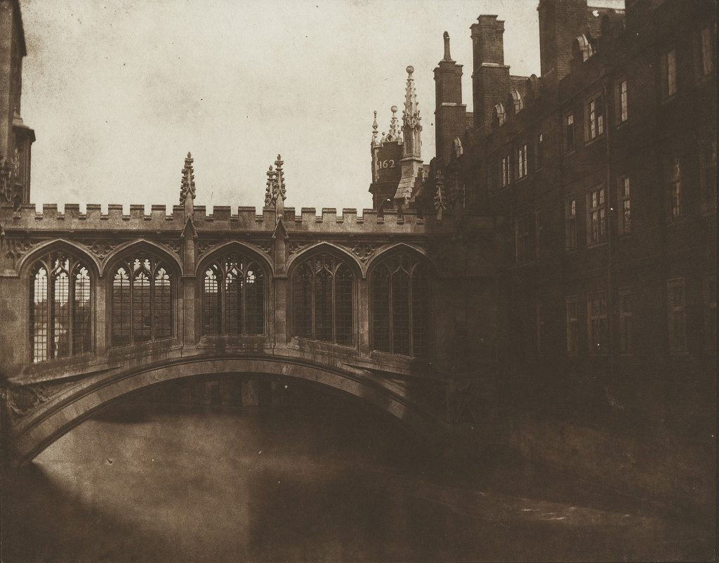 Photography Books, William Henry Fox Talbott, The Bridge of Sighs, Saint John's College, Cambridge, UK, c. 1845.