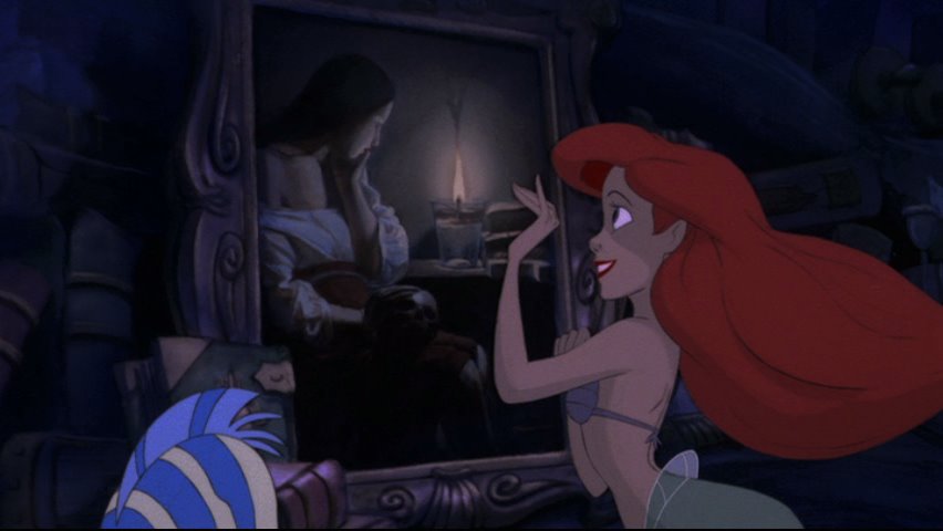 The Little Mermaid, 1989, movie frame, Walt Disney Pictures.