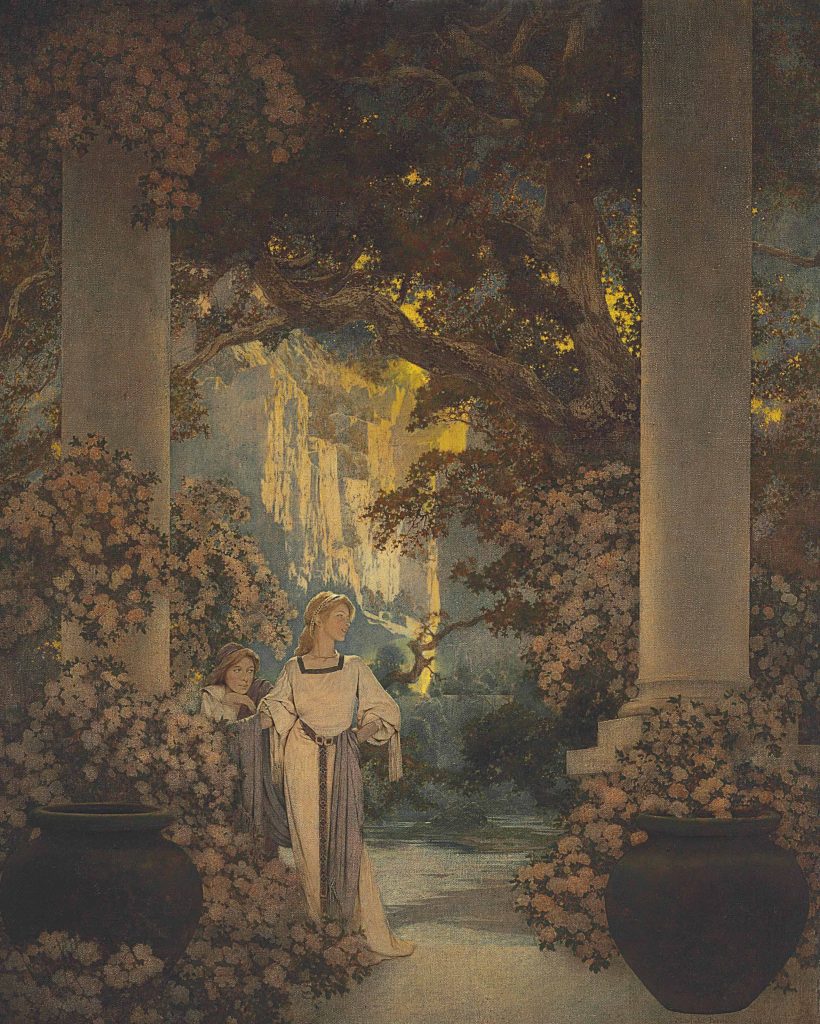 Maxfield Parrish, Land of Make-Believe, ca. 1905, private collection