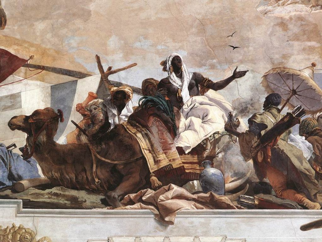 Giambattista Tiepolo, Africa, 1750-53 (detail) Würzburger Residenz