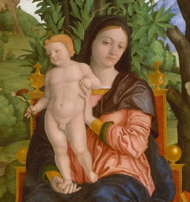 language of flowers, Girolamo dai Libri, Madonna and Child with Saints, ca. 1520, The Metropolitan Museum of Art, New York City, NY, USA