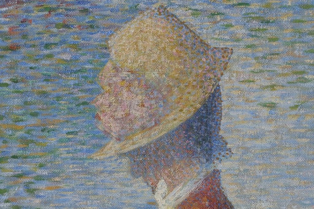Georges Seurat, A Sunday Afternoon on The Island of La Grande Jatte, 1884, Detail, Art Institute of Chicago.