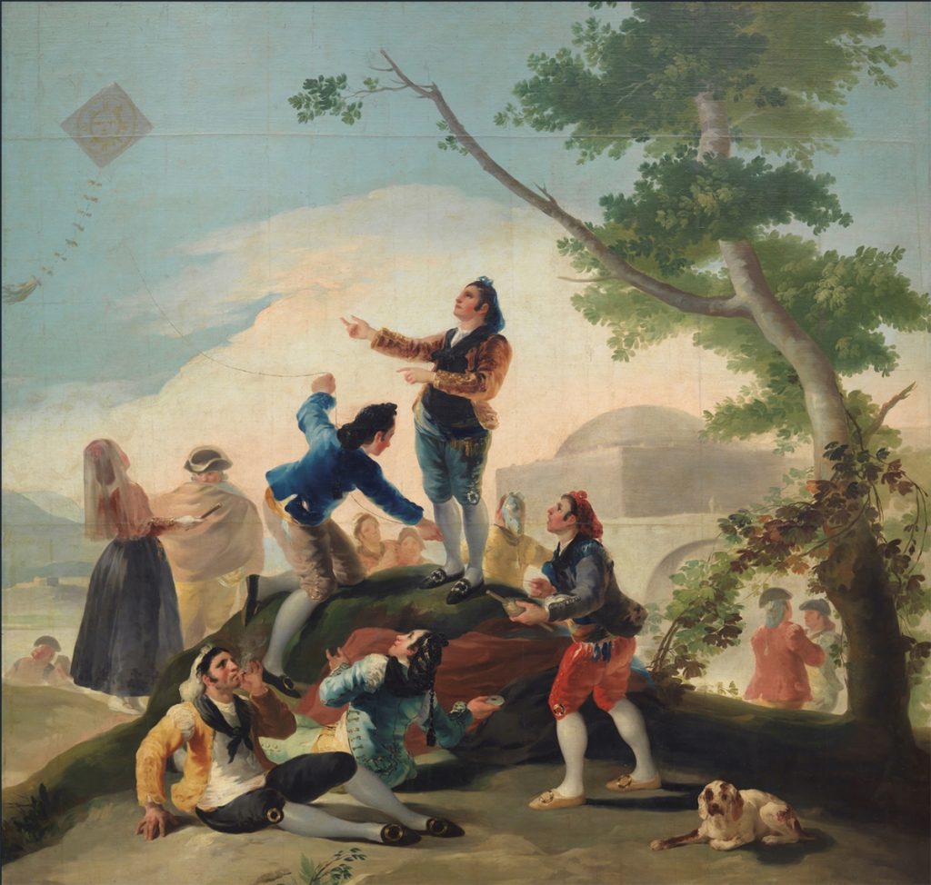 Kites in Art: Francisco Goya, La Cometa