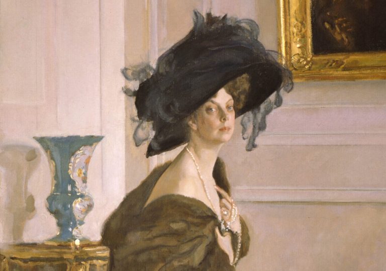 Valentin Serov Princess Olga Orlova: Valentin Serov, Princess Olga Orlova, 1911, State Russian Museum, Saint Petersburg, Russia. Detail.

