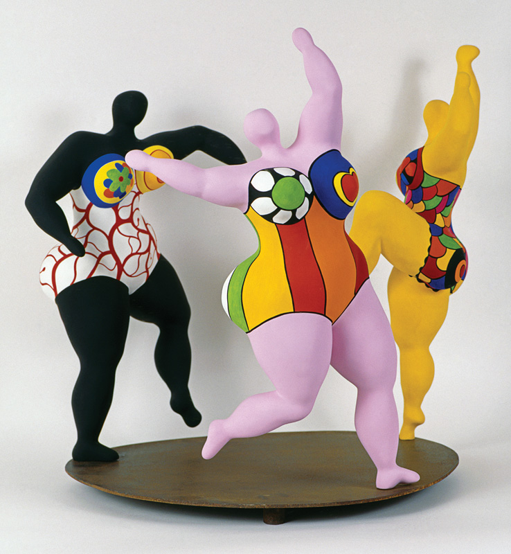 Niki de Saint Phalle, Nanas (The Three Graces), 1994. Source: www.artdesigntendance.com.