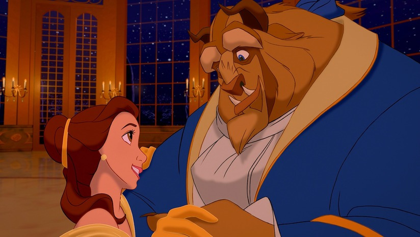 Beauty and The Beast, 1991, movie frame, Walt Disney Pictures.