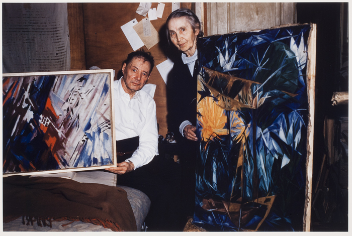 Famous artist couples: Photograph of Mikhail Larionov and Natalia Goncharova