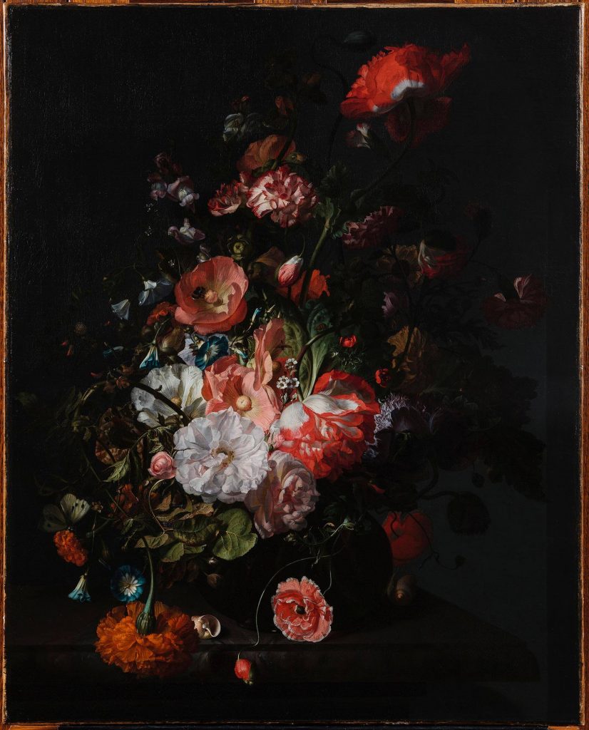 language of flowers, Rachel Ruysch, Dutch floral still life