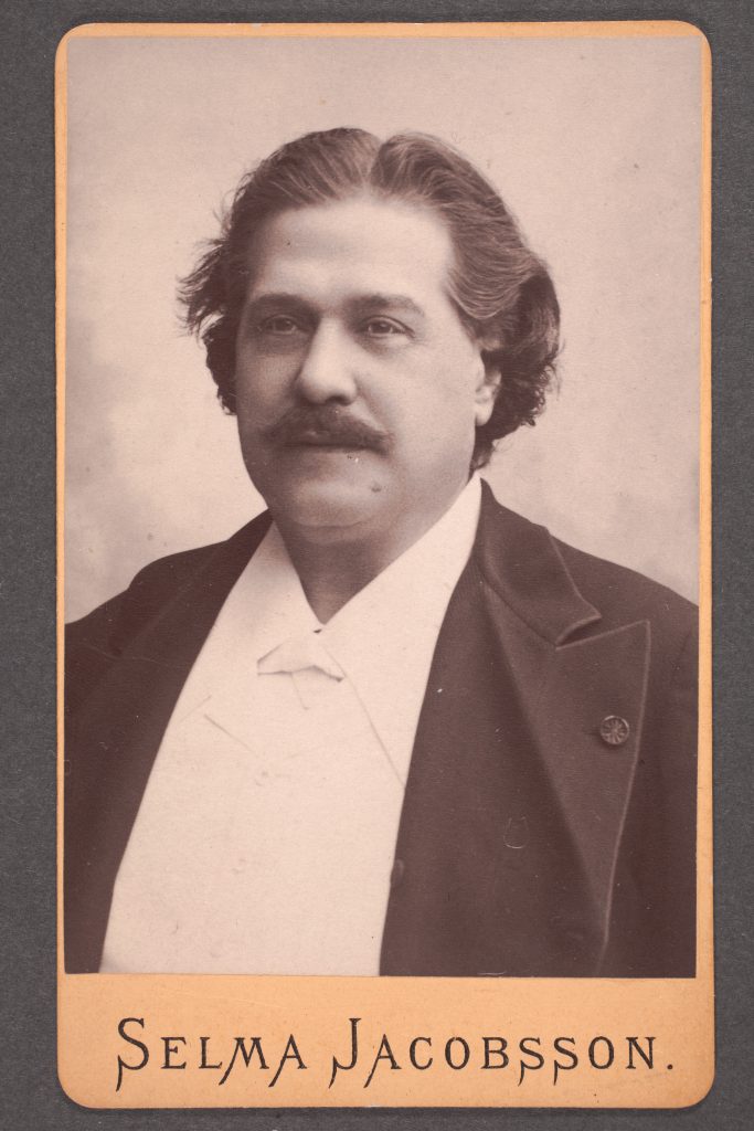 Swedish pioneering female photographers: Selma Jacobsson, Ernesto Rossi, Italian actor, 1890,