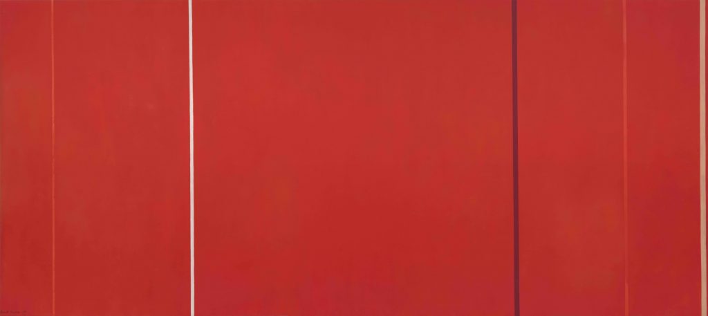 Barnett Newman, Vic Heroicus Sublimis, 1950-1, oil on canvas, Museum of Modern Art, New York, USA.