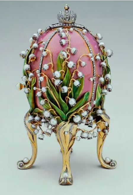 Lilies of the Valley Egg, House of Fabergé, 1898, The Forbes Collection.