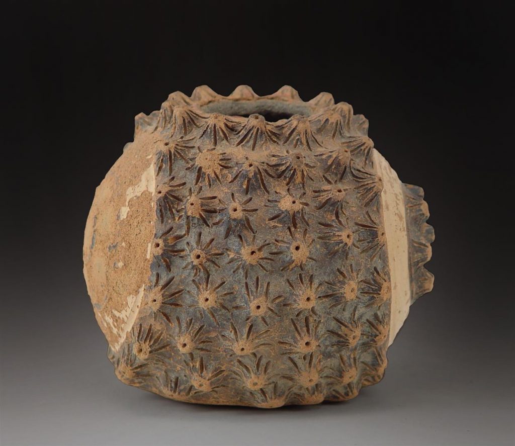 Pineapple Vessel, 1st-8th century, ceramic, Moche, Peru. Larco Museum, Lima, Peru.