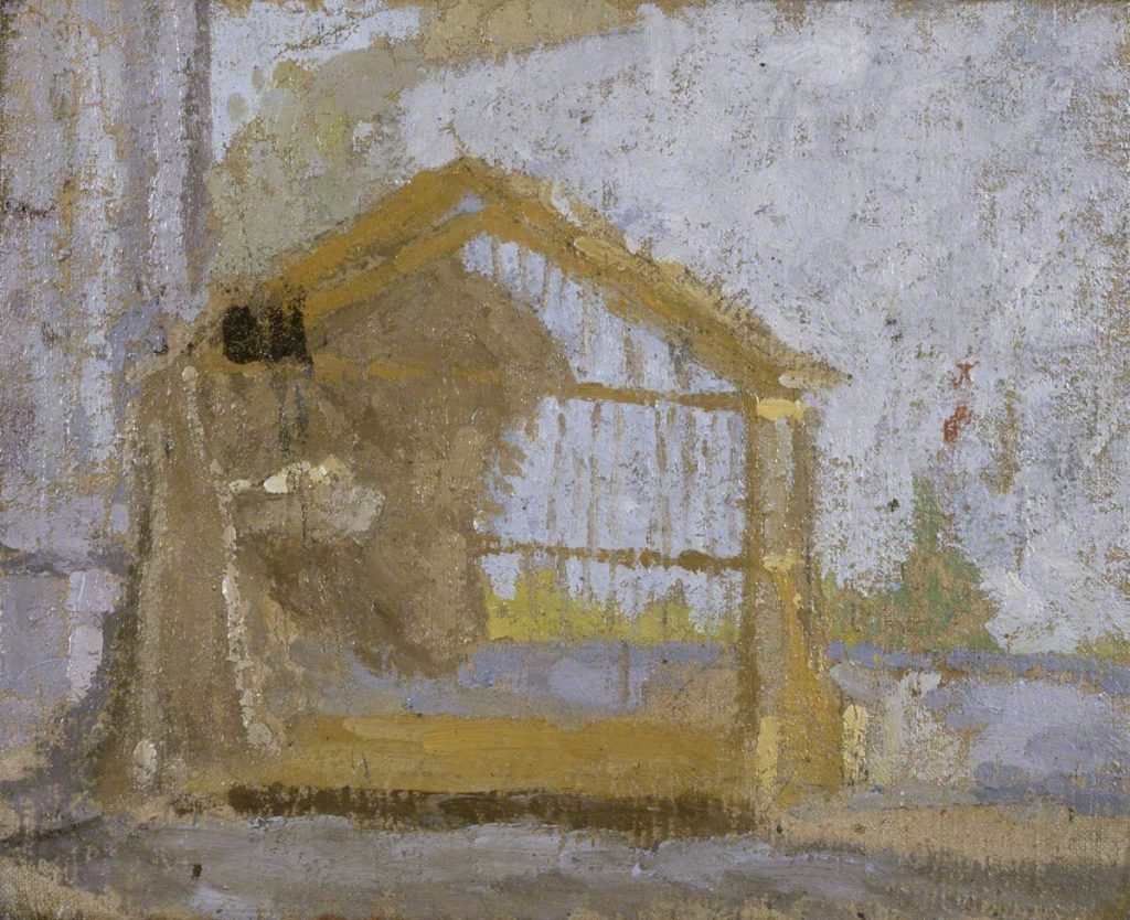 Gwen John, A Birdcage (House in a Landscape)