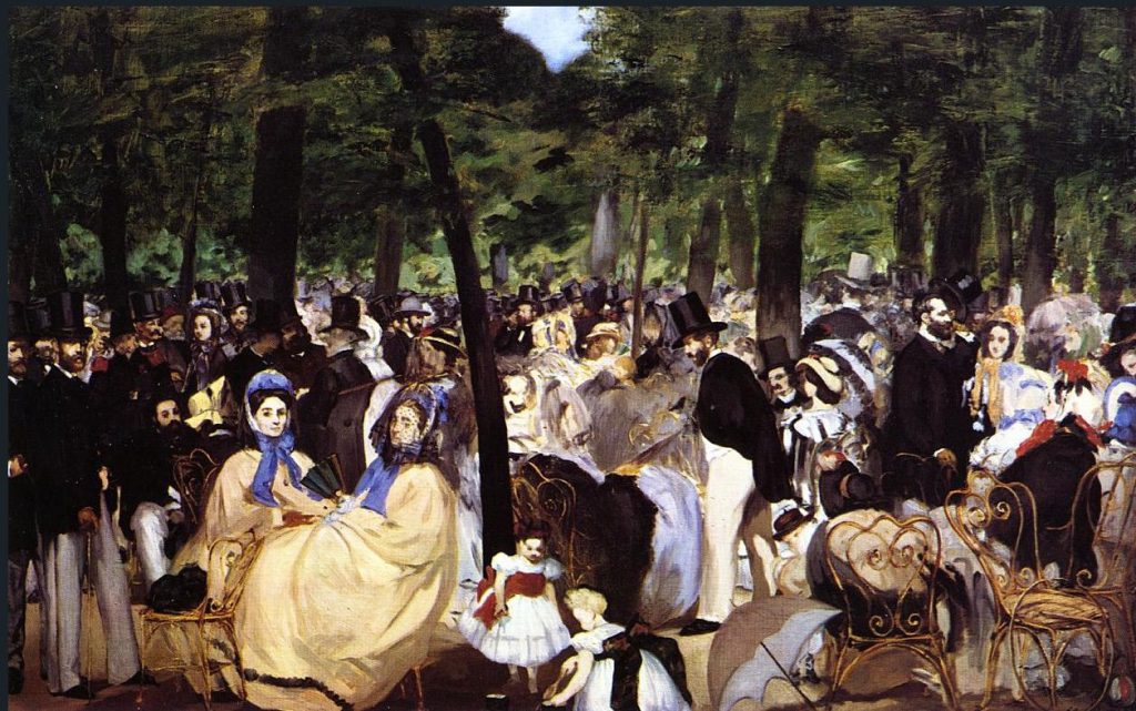 Édouard Manet, Music in the Tuileries, Parisian Landmarks