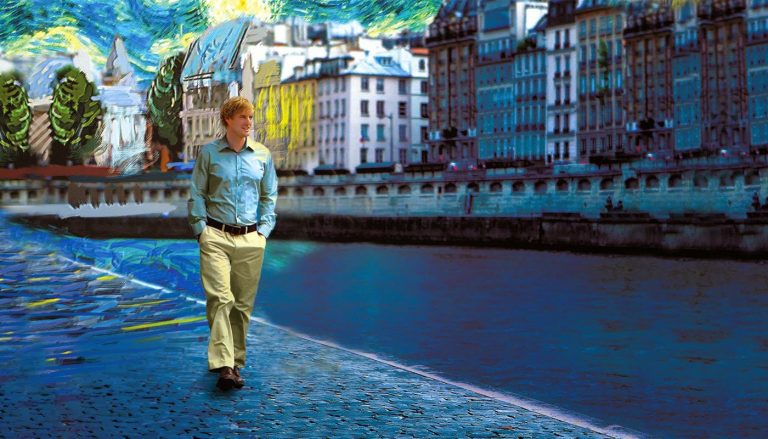 Midnight in Paris: Poster from Midnight in Paris, dir. Woody Allen, 2011. Detail. Anne Jeanne in Paris.

