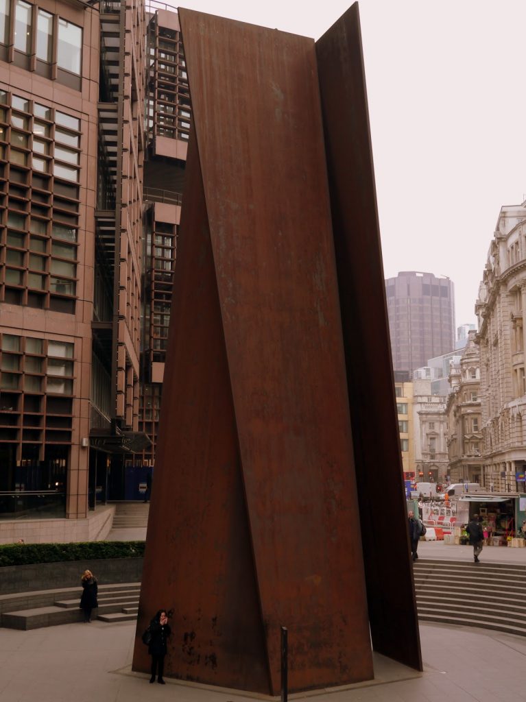 Richard Serra, Fulcrum, 1987, London, UK. Source: The Guardian.