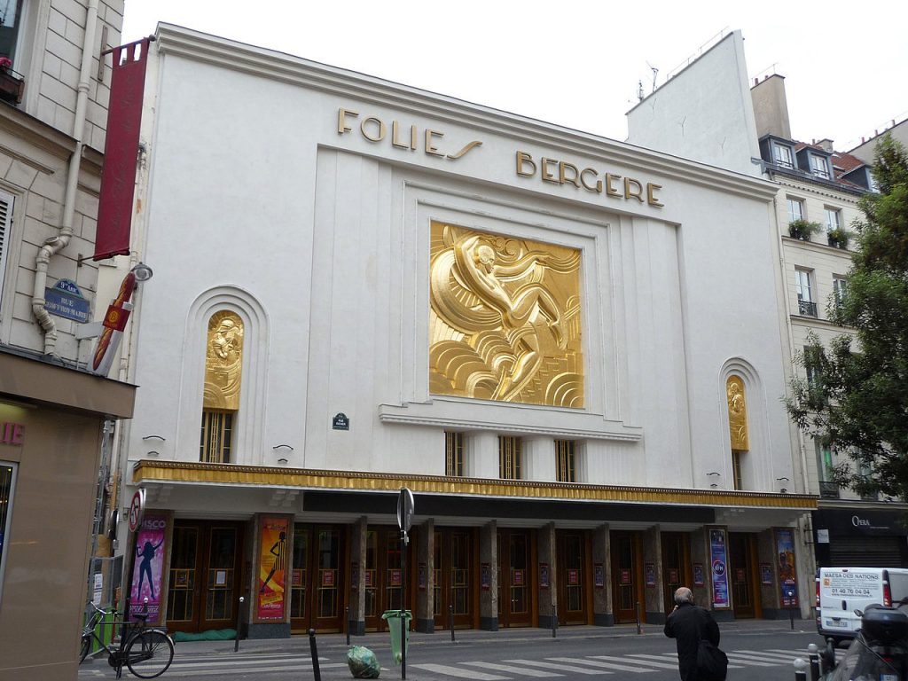 The Folies-Bergère today, after extensive renovation of the facade.