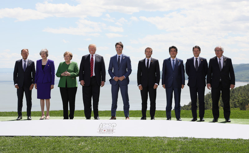 44th G7 Summit Group Photo, 2018