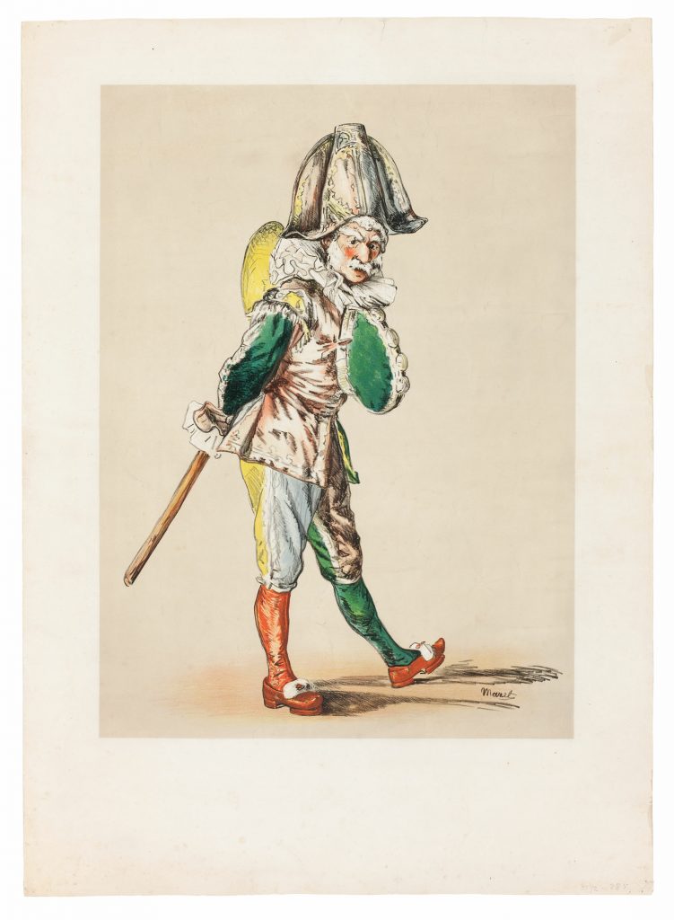 Commedia dell'arte characters: Édouard Manet, Punch, 1874, Art Institute of Chicago, Chicago, IL, USA.