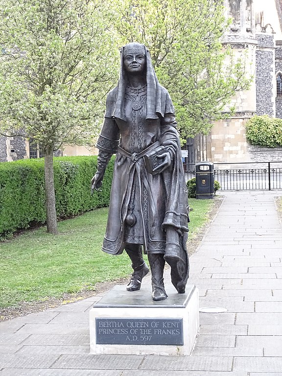 Great Queens of History: Stephen Melton, Bertha of Kent, 2006, Woottons Green, Canterbury, England, UK.