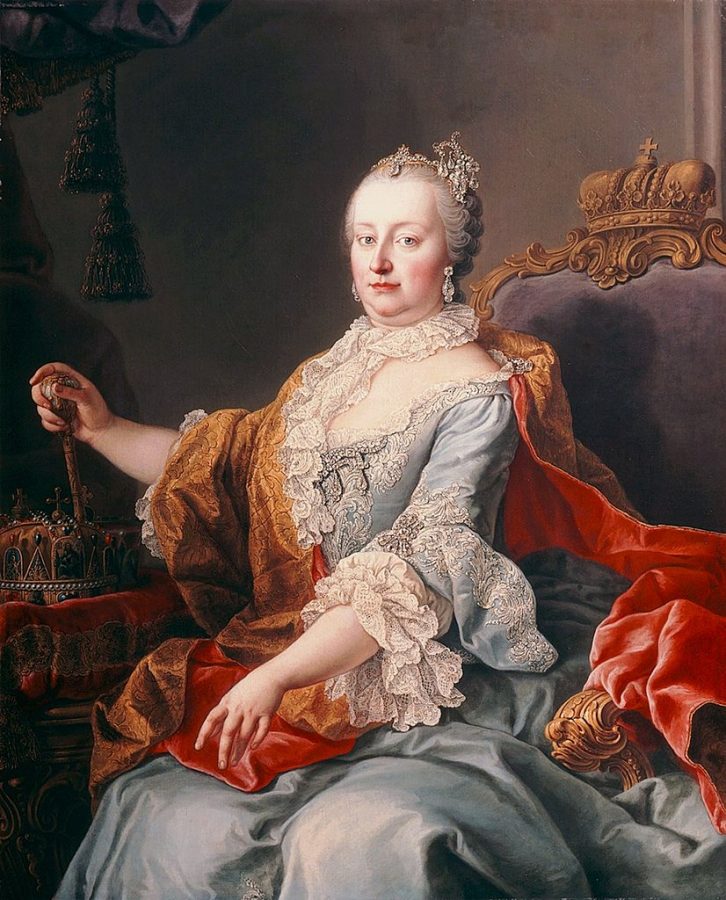 Great Queens of History: Martin van Meytens, Empress Maria Theresa of Austria, 1759, Academy of Fine Arts, Vienna, Austria.