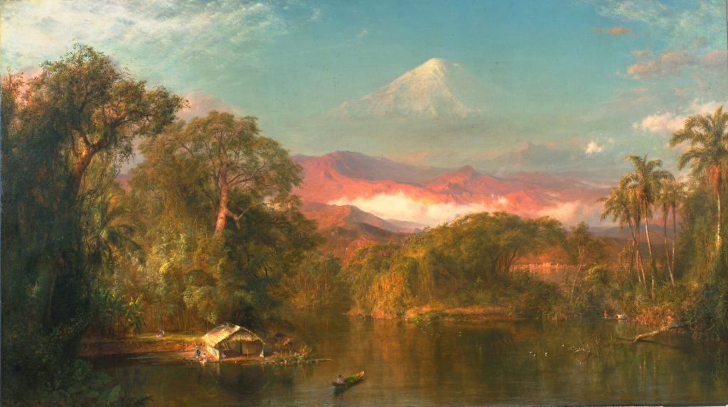 Frederic Church, Chimborazo, 1864, The Huntington Library, Art Museum, and Botanical Gardens, San Marino, CA, USA.