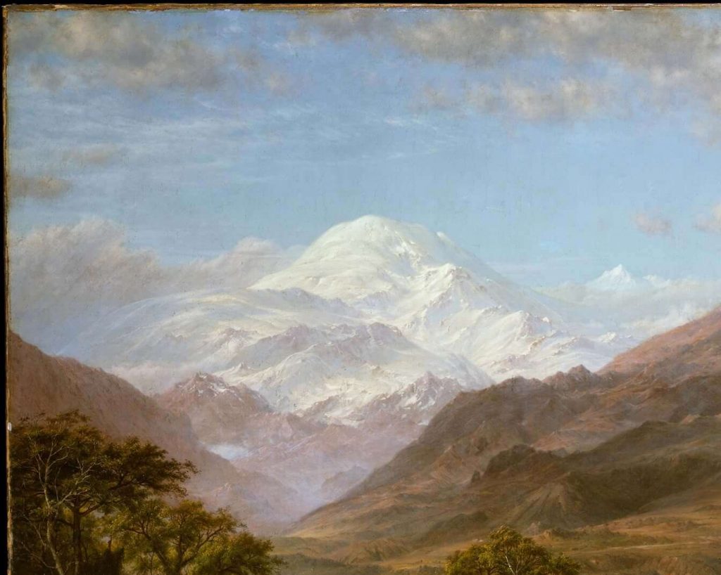 Frederic Church, Heart of the Andes, 1859, The Metropolitan Museum of Art, New York, NY, USA. Detail. 