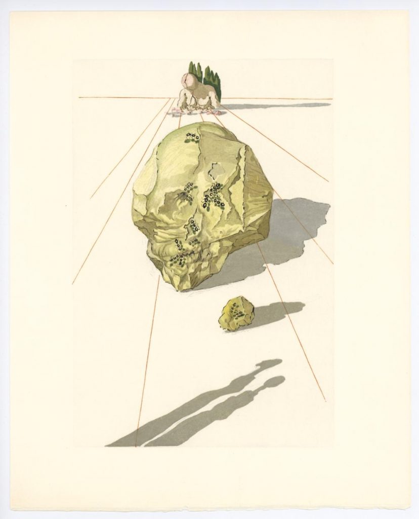 Salvador Dalí, Ugolino and Ruggieri ,Canto XXXIII., Inferno, 1859.