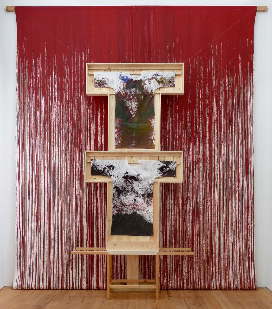 Viennese Actionism: Hermann Nitsch, Schüttbild, 2011, Marc Straus Gallery, New York, NY, USA.
