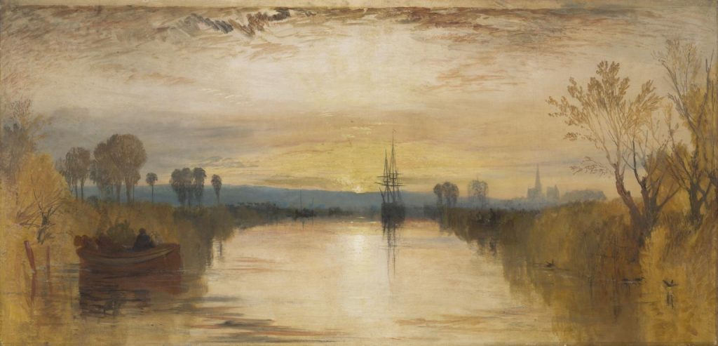 Art and Industry by David Stacey. Book review: J.M.W. Turner, Chichester Canal, ca.1828, Tate, London, UK. 