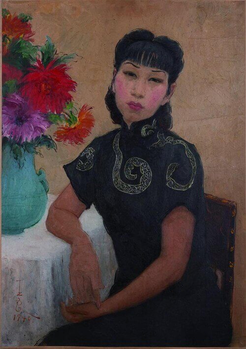 Pan Yuliang, Self-portrait, 1940, Anhui Museum, Hefei, Anhui Province, China.
