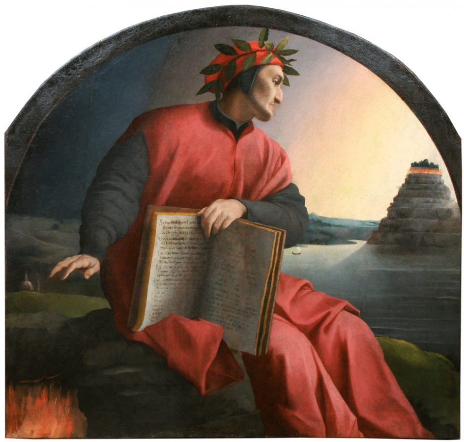 Agnolo Bronzino, Dante facing Purgatory, 1530, National Gallery of Art, Washington, DC, USA. 