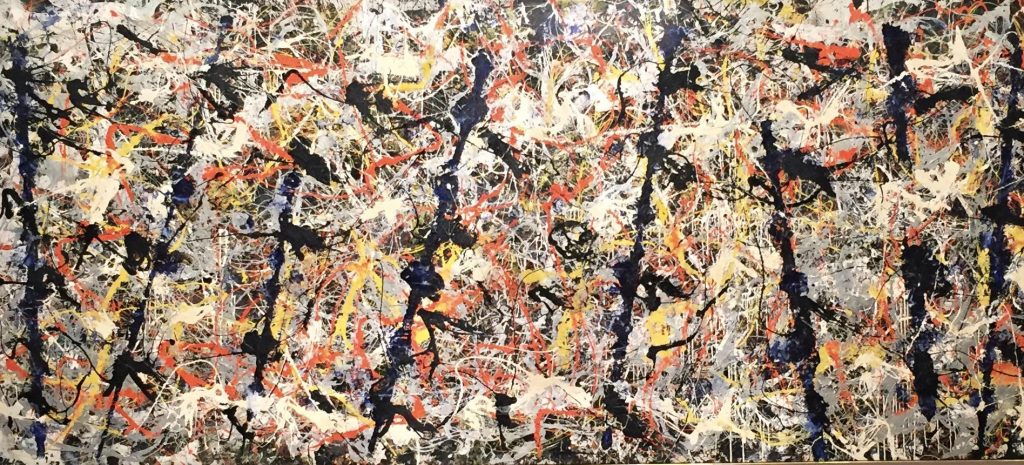 Janet Sobel, Jackson Pollock, Blue Poles, 1952, National Gallery of Australia, Canberra, Australia.