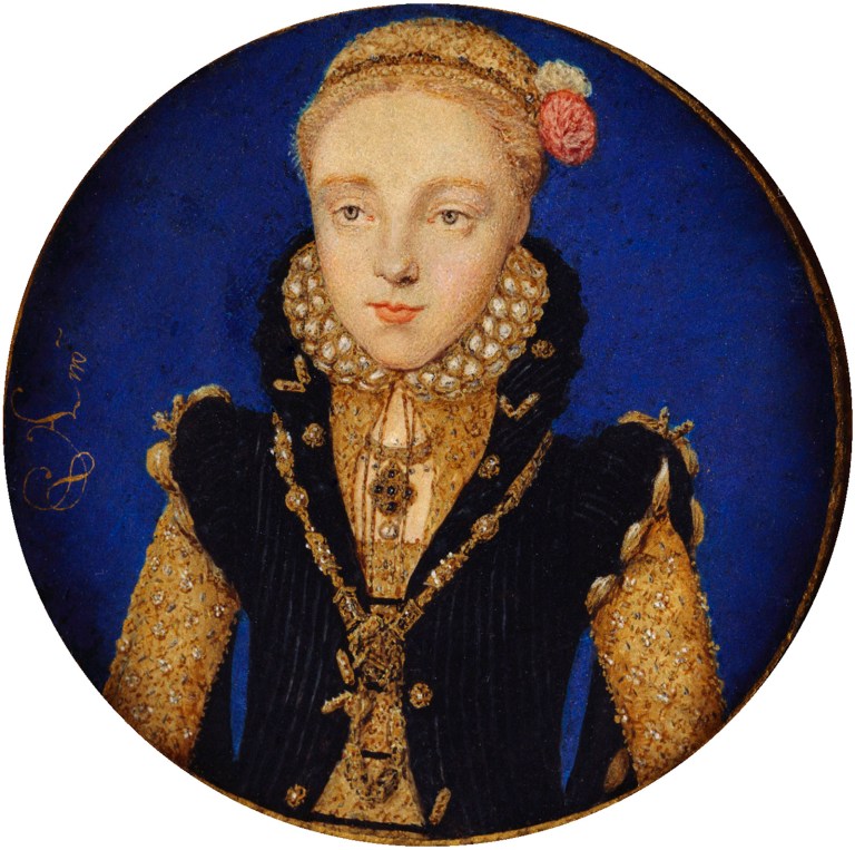 female court painters, Levina Teerlinc, Elizabeth I, 1560-65, Royal Collection Trust, London, UK.