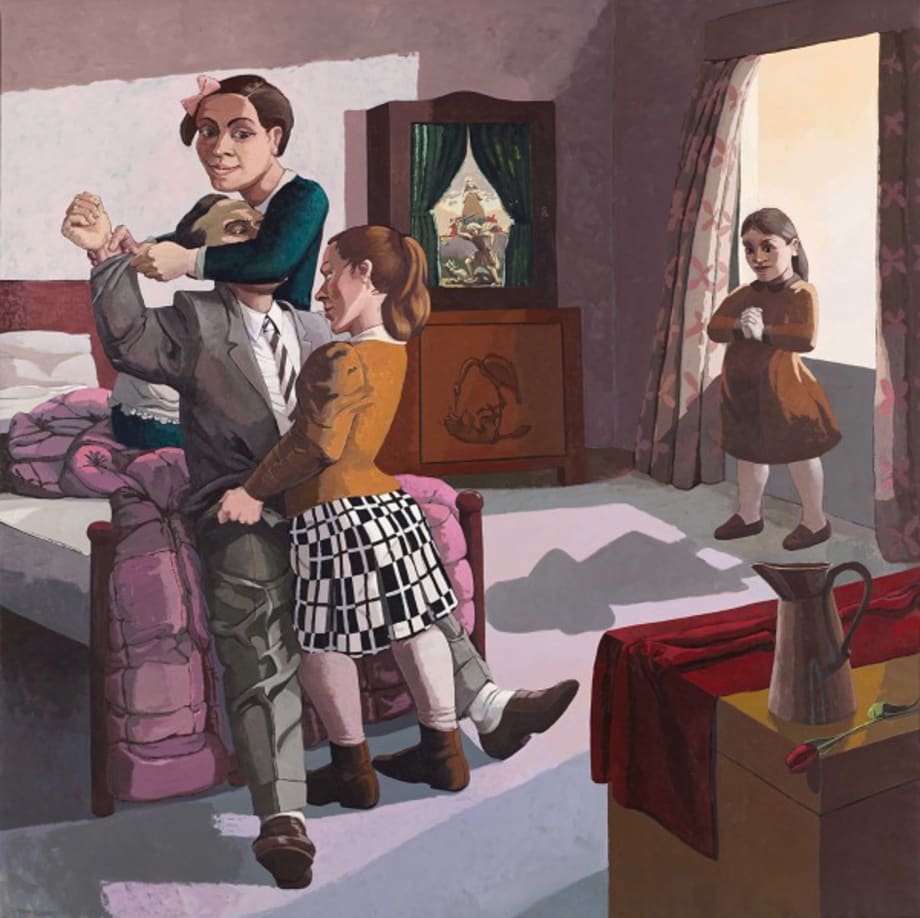 Parenting in art: Paula Rego, The Family, 1988, Saatchi Gallery, London, UK.
