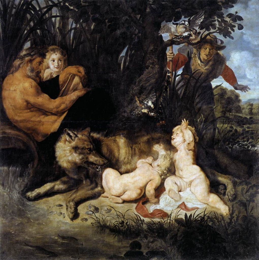 Parenting in art:Peter Paul Rubens, Romulus and Remus, 1615, Capitoline Museums, Rome, Italy.