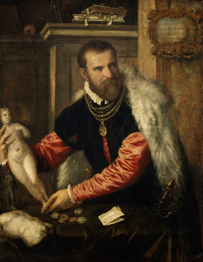 10 Things You Should Know About Titian: Titian, Portrait of Jacopo Strada, 1567-68, Kunsthistorisches Museum, Vienna, Austria.