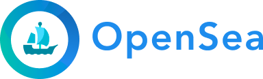 NFT Art: OpenSea NFT platform logotype
