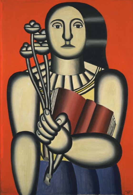 Reading in art: Fernand Léger, Woman with a Book, 1923, Museum of Modern Art, New York, NY, USA