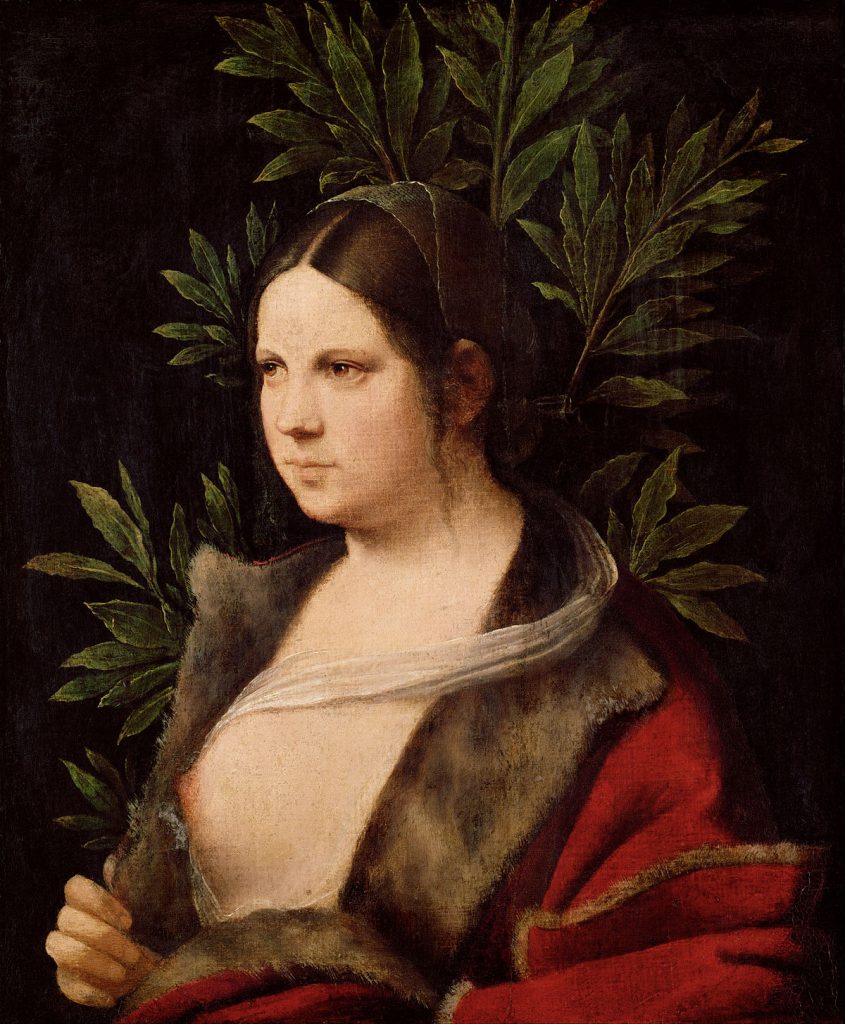 Giorgione, Laura, 1506, Kunsthistorisches Museum Wien, Vienna, Austria.
