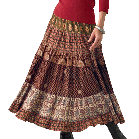 La Fashionaria Skirt. Frida Kahlo's style.