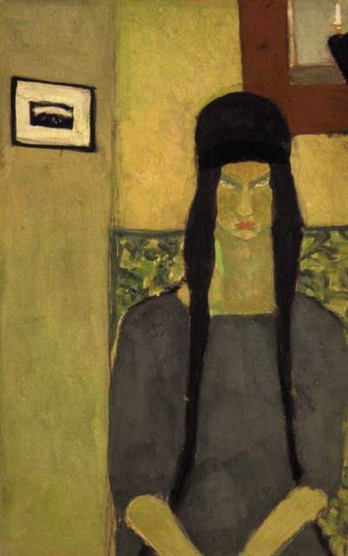 Jeanne Hébuterne: Loving Modigliani. Novel by Linda Lappin.Jeanne Hèbuterne, Self Portrait, 1916, private collection. 
