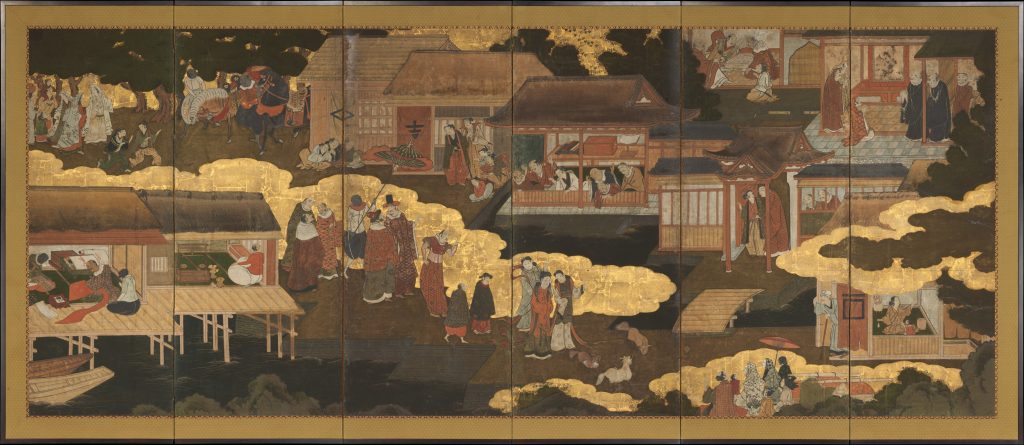 Namban: Arrival of the Europeans, ca. early 17th century, Edo period, The Metropolitan Museum of Art, NY, USA.