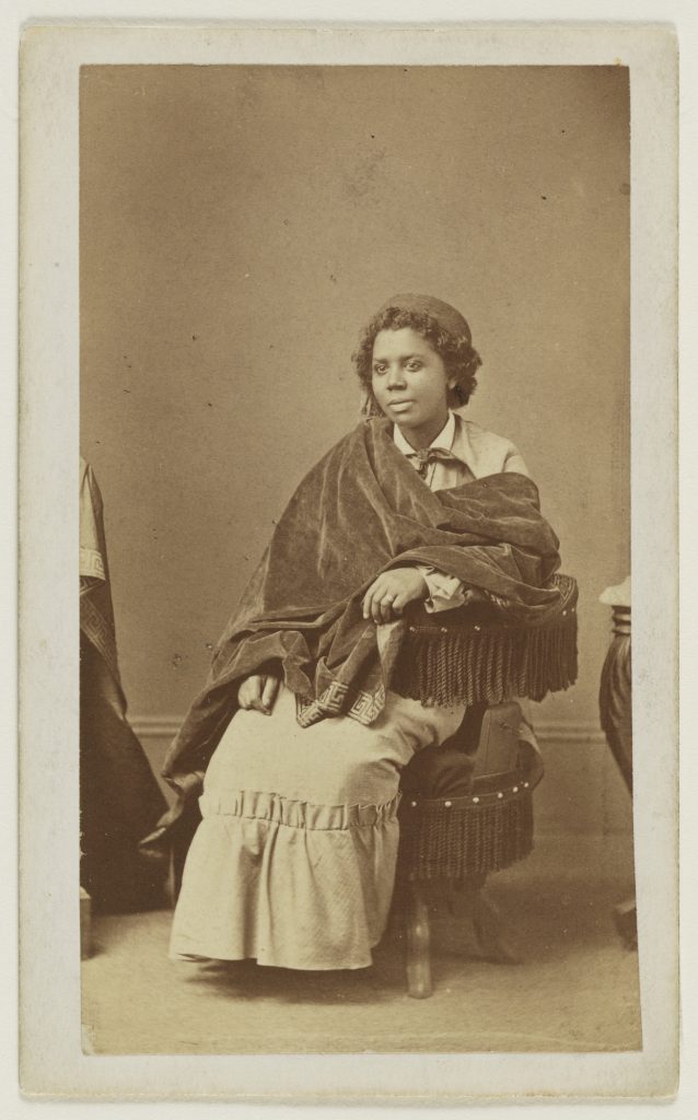 Great Women Sculptors. Photograph of Edmonia Lewis, c. 1870. National Portrait Gallery, Smithsonian Institution, Washington, USA.