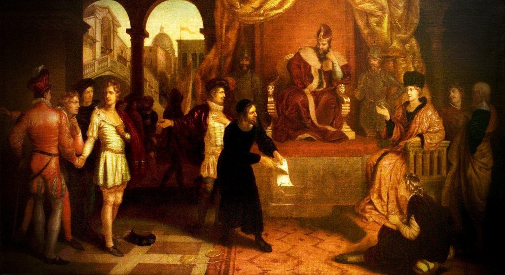 Richard Smirke, The Merchant of Venice, 18-19th century, Royal Shakespeare Theatre, Stratford-upon-Avon, UK.