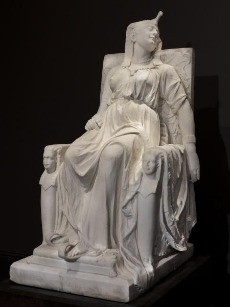 Great Women Sculptors: Edmonia Lewis, The Death of Cleopatra, 1876, marble. Smithsonian American Art Museum, Washington, USA.