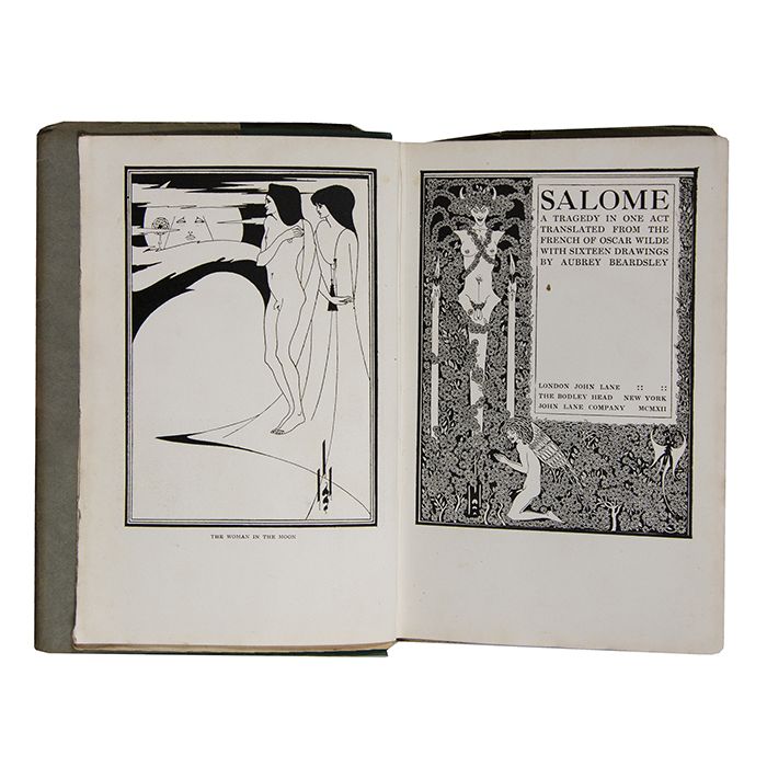 Aubrey Beardsley, Salome, 1893, in a revised edition by John Lane Company, 1912. Courtesy of Shapero Rare Books.