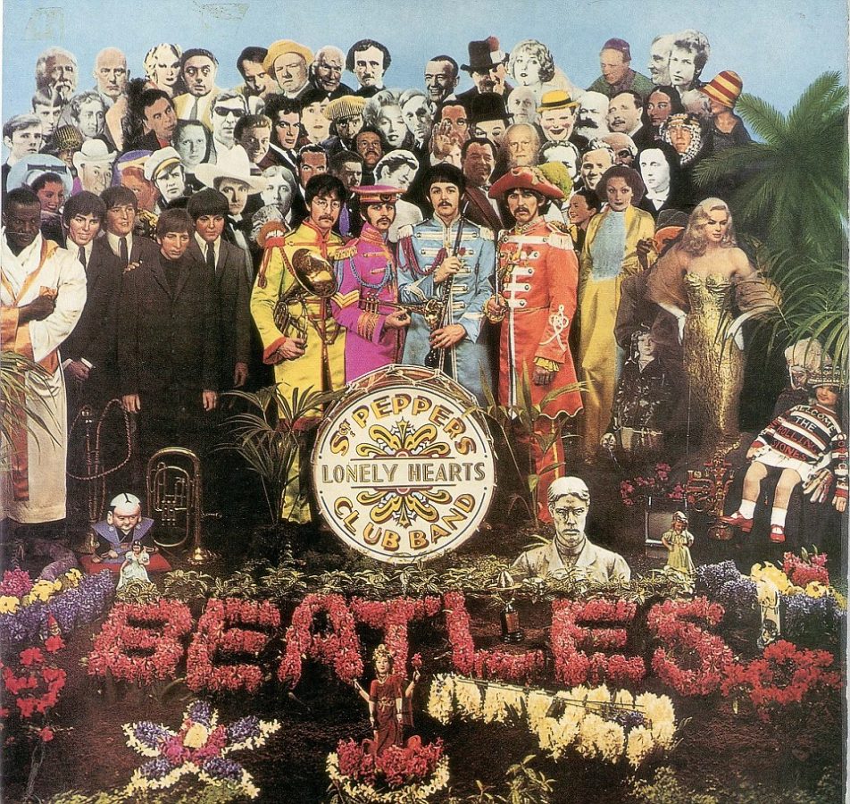 Pop Art Masterpieces: Peter Blake, Sgt.Pepper's Lonely Hearts Club Band, album cover for The Beatles, 1967. 